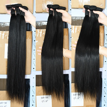 30-40 Inch Human Hair Bundles With Lace Closure
